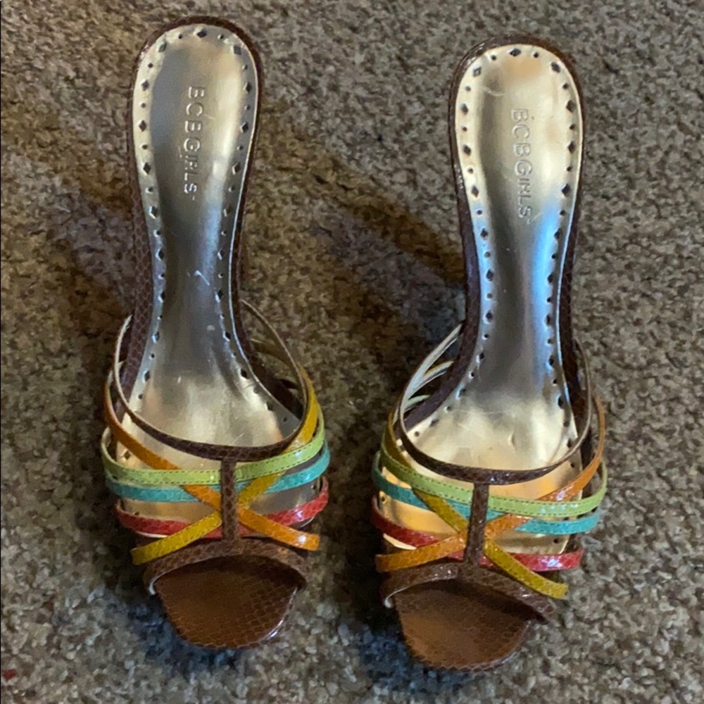 Sandals worn once for a wedding